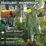 3-in-1 Military Tactical Poncho – Waterproof Shelter & Survival Gear - Image 11