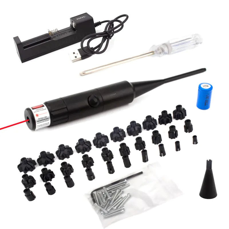 ZeroPoint boresighter kit with .177 to .78 caliber compatibility
