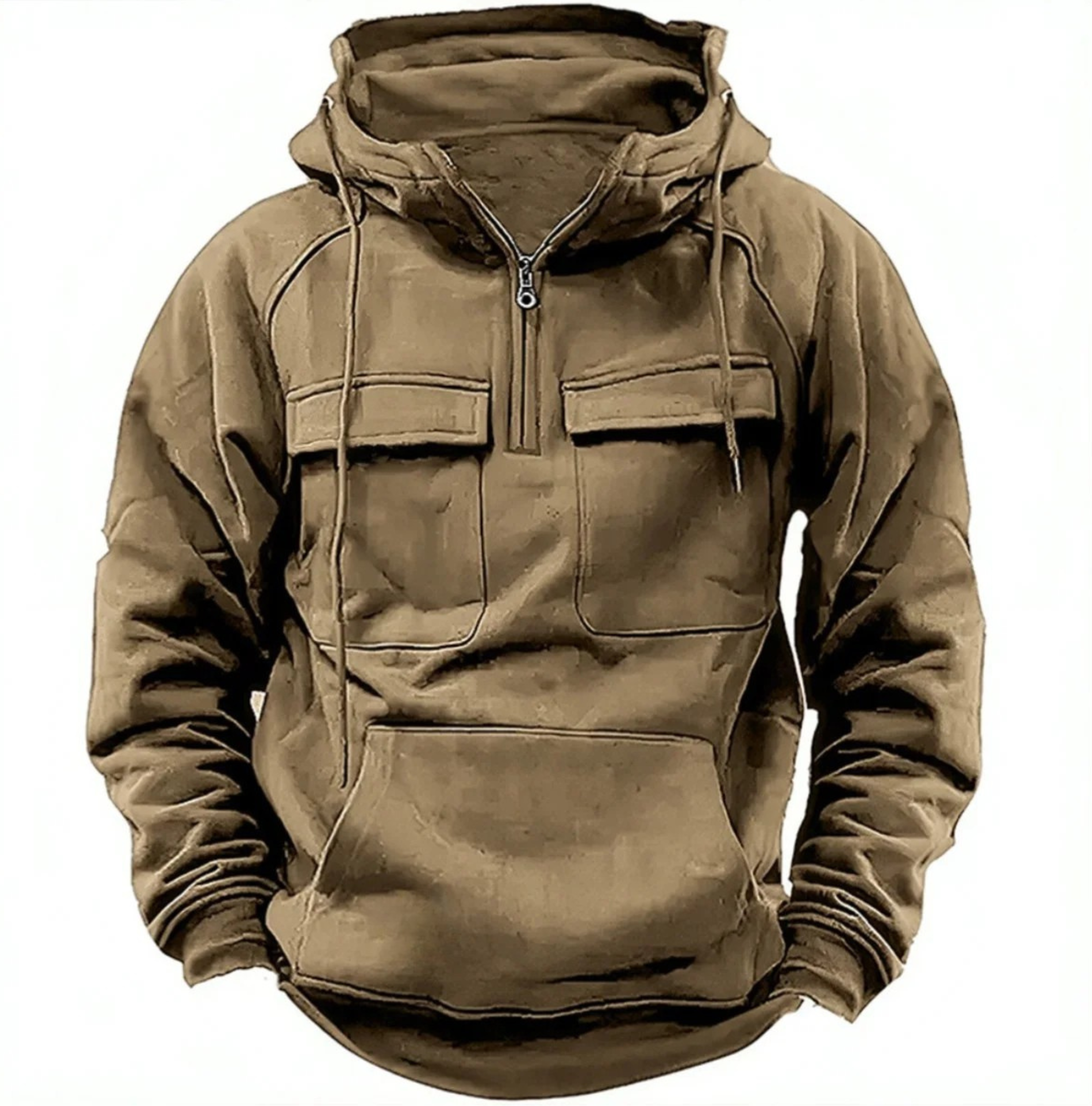 Addaheading_2 Winter-Ops Multi-Pocket Tactical Hoodie - Image 1