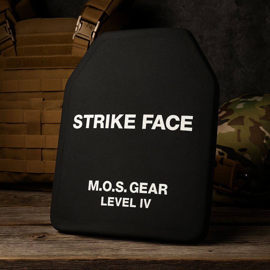 NIJ Level IV ceramic armor plates side view