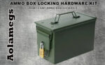 BattleGear™ – 50 Cal Ammo Box Can Steel Gun Lock Hardware Kit - Image 7