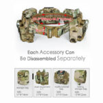 BattleGear™ Tactical Duty Belt Set - MOLLE System with Accessories Pouches - Image 3