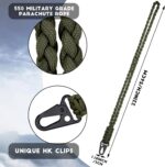 Ranger Paracord Lanyard - Heavy Duty Key Chain - Image 2