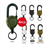 Ranger™ Retractable Carabiner Badge Reel — Heavy Duty Extendable Keychain Holder
