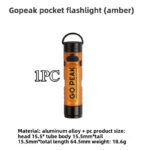 FieldLux™ Pocket Mini Flashlight - Key Chain EDC Light with Magnetic Cap - Image 13