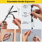 BattleGear™ 132-in-1 Precision Screwdriver Set - Tactical Repair Tool Kit with Magnetic Bits - Image 6