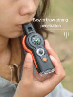 BreakPoint™ 7-In-1 Survival Whistle - Emergency Multi-Function Safety Whistle for Hiking Camping - Image 6
