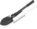 Tactical Folding Shovel – Military Entrenching Tool with Pouch - Image 6