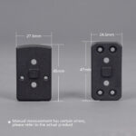 TacSight™ – 35/45° Offset Red Dot Optic Mount – Aluminum Mount for T01 T02 RMR - Image 4
