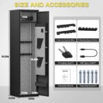 Fortress Series 2–6 Rifle Tactical Gun Safe – Keypad Lock + Steel Defense - Image 4