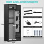Fortress Series 2–6 Rifle Tactical Gun Safe – Keypad Lock + Steel Defense - Image 5