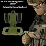 Plate Carrier Phone Mount – Phone & Map Holder Chest Panel - Image 5