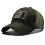 American Flag Adjustable Camouflage Hat - Image 23