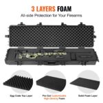 BattleGear™ Tactical Rifle Hard Case - Heavy Duty Long Gun Storage with Wheels - Image 3
