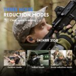 TacShield™ E30 Electronic Hearing Protection - Bluetooth Wireless Noise Cancelling - Image 3