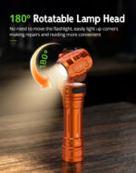 BattleGear™ - Dual-Beam Rotating Head Flashlight - Magnetic Tail Work Light - Image 9
