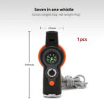 BreakPoint™ 7-In-1 Survival Whistle - Emergency Multi-Function Safety Whistle for Hiking Camping - Image 7