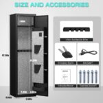 Fortress Series 2–6 Rifle Tactical Gun Safe – Keypad Lock + Steel Defense - Image 2