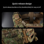 M.O.S. Spec Recon Plate Carrier – Full-Size Tactical Vest with Side Plate Support - Image 3