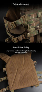 M.O.S. Spec Recon Plate Carrier – Full-Size Tactical Vest with Side Plate Support - Image 14