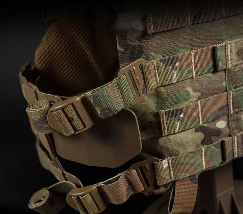 quick release plate carrier with molle
