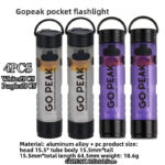 FieldLux™ Pocket Mini Flashlight - Key Chain EDC Light with Magnetic Cap - Image 15