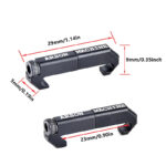 WireLock™ Rail Cable Guides – 3-Pack M-LOK/Picatinny Wire Management System - Image 4