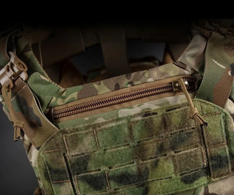 tactical vest with side plate support