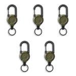 Ranger™ Retractable Key Reel - Heavy Duty Carabiner Badge Holder with Steel Wire - Image 10