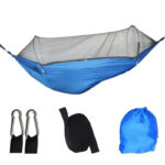 Mosquito Net Camping Hammock – Parachute Nylon Hammock with Insect Protection - Image 15
