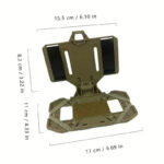 Plate Carrier Phone Mount – Phone & Map Holder Chest Panel - Image 3