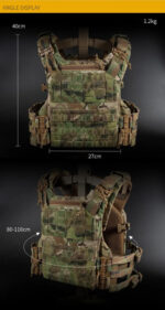 M.O.S. Spec Recon Plate Carrier – Full-Size Tactical Vest with Side Plate Support - Image 9