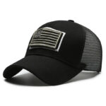 American Flag Adjustable Camouflage Hat - Image 21