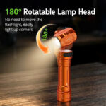 BattleGear™ - Dual-Beam Rotating Head Flashlight - Magnetic Tail Work Light - Image 2