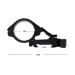 TacSight™ Quick Release Offset Flashlight Mount - 25.4mm Picatinny Rail - Image 5