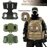 Plate Carrier Phone Mount – Phone & Map Holder Chest Panel - Image 2