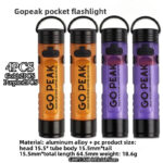FieldLux™ Pocket Mini Flashlight - Key Chain EDC Light with Magnetic Cap - Image 10