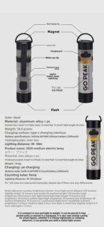 FieldLux™ Pocket Mini Flashlight - Key Chain EDC Light with Magnetic Cap - Image 5