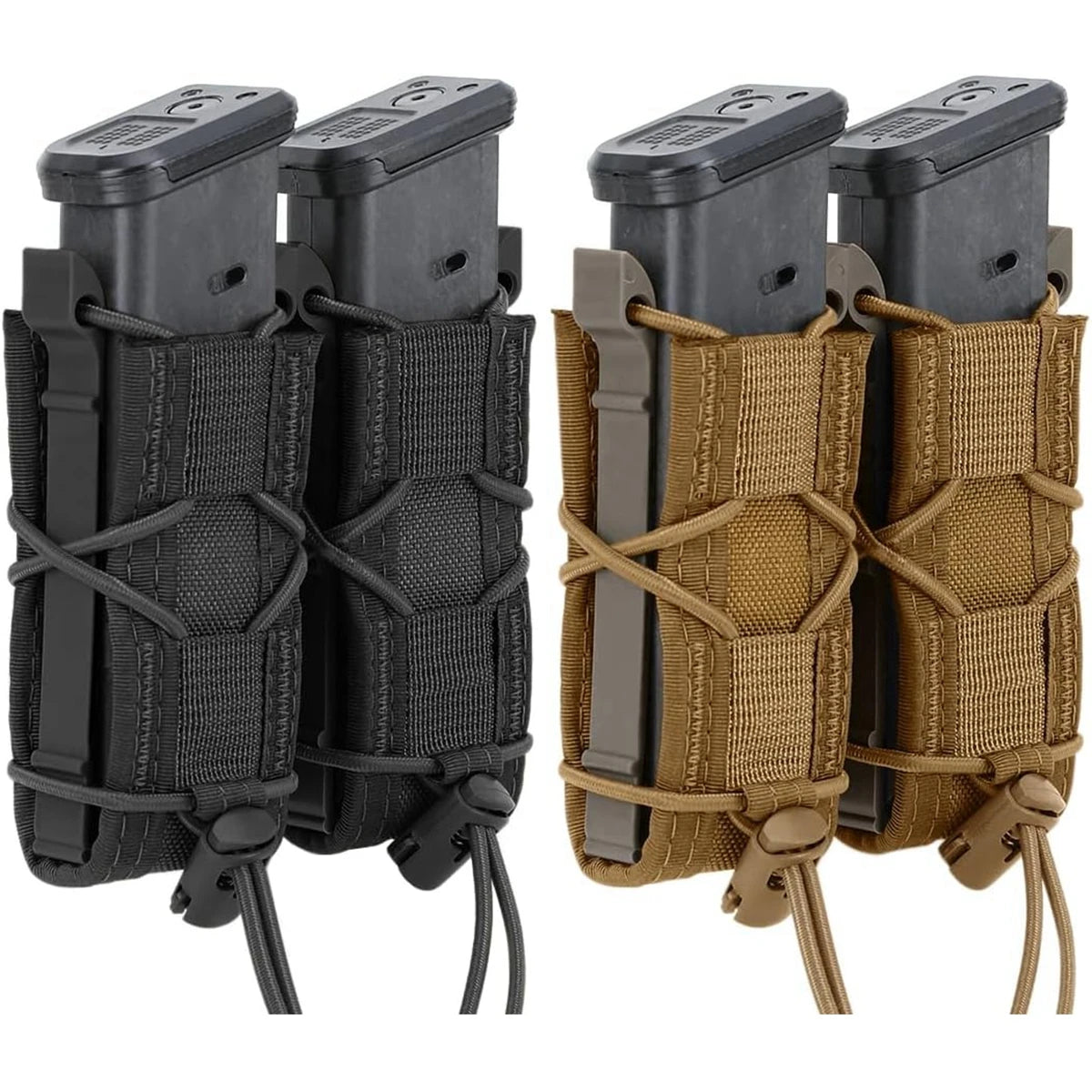Se3a26351a6864ed19b8f8b7cad5053ebf Tactical MOLLE Double Mag Pouch – Universal Magazine Pouch - Image 1