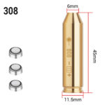 Red Dot Laser Brass Boresighter – Multi-Caliber Precision Zero Tool - Image 14