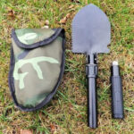 Tactical Folding Shovel – Military Entrenching Tool with Pouch - Image 3