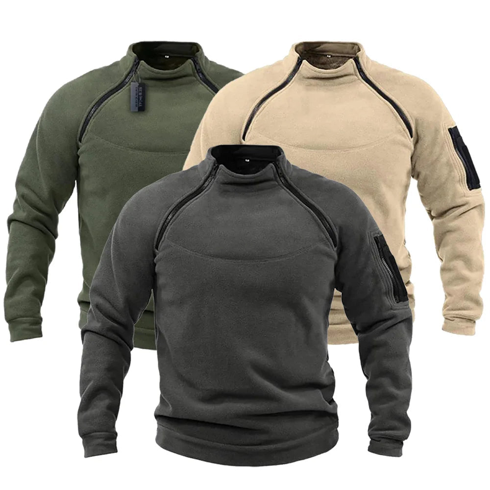 Seda40f7647f74b3bb46a11d90ee3ad75Z BattleGear™ Tactical Fleece Hoodie - Windproof Thermal Pullover for Field & Range - Image 1
