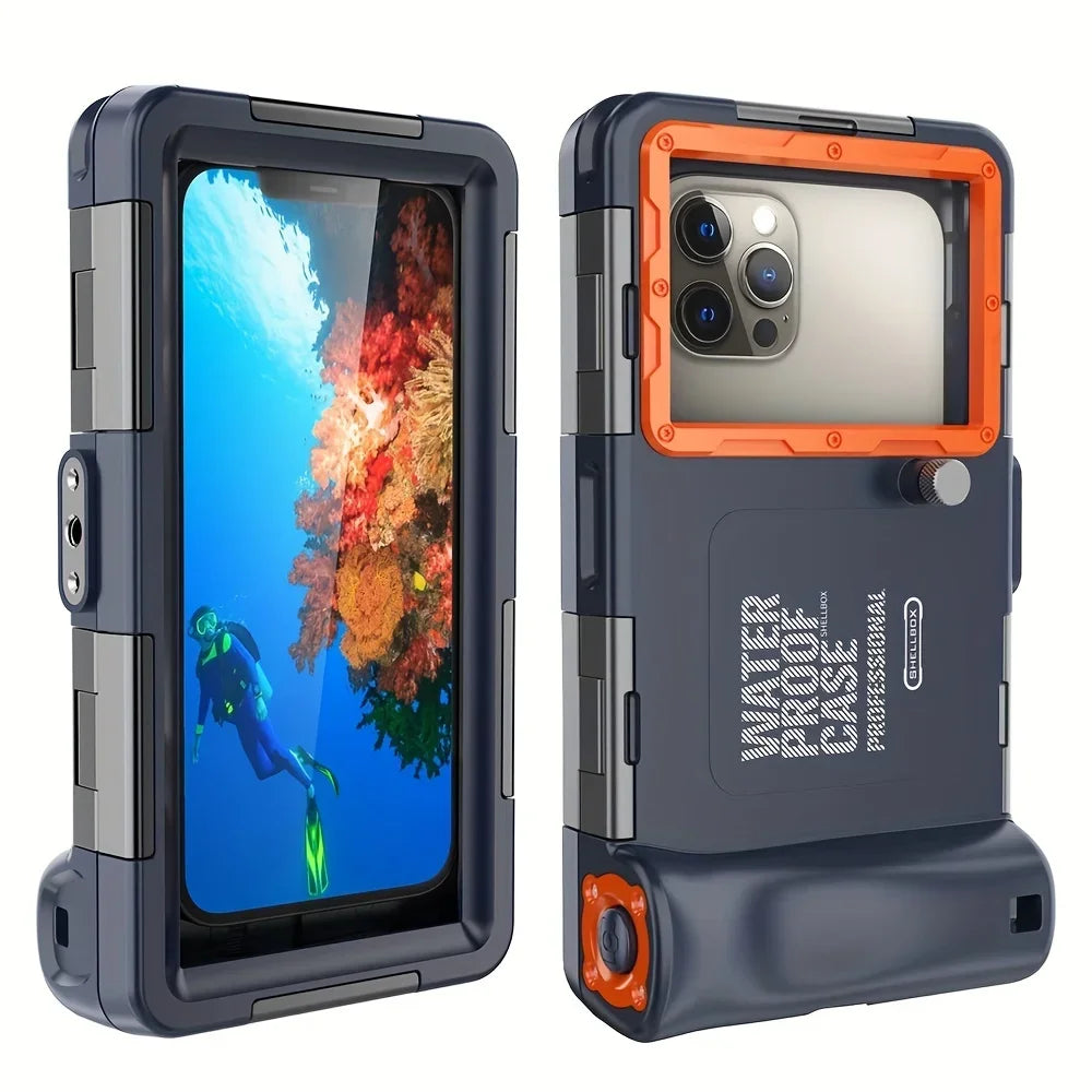 Sefe892ff1eac4503b355ef8b6dfe6314Z AquaShield™ Tactical Diving Phone Case - 15m Waterproof Protective Housing with Lanyard - Image 1