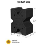 TacSight™ X-Block Tactical Bipod Shooting Rest - Lightweight Firearm Stabilizer - Image 6