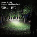 TacBeam 1800 Tactical Flashlight – 1800 Lumen Compact EDC Light - Image 5