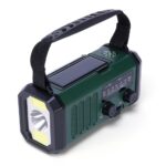 AM/FM Emergency Solar + Hand Crank Radio