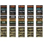 Ammo-ID™ Tactical Label Set – Caliber ID Stickers for Ammo Cans, Crates & Range Bags - Image 2