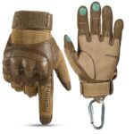 M.O.S. Gear Reinforced Knuckle Tactical Gloves (Leather Outside) - Image 2