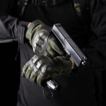 M.O.S. Gear Reinforced Knuckle Tactical Gloves (Leather Outside) - Image 11