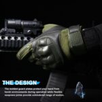 M.O.S. Gear Reinforced Knuckle Tactical Gloves (Leather Outside) - Image 16